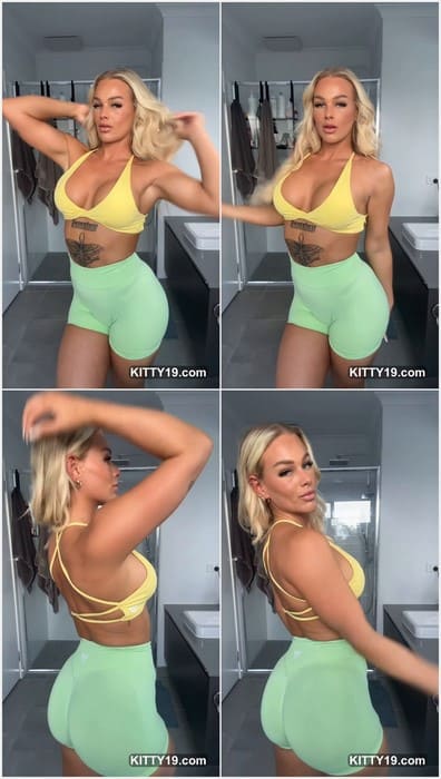 Sierra Phillips ass and tits in tight t-short and pants. Her pussy without panties now! Download it leak vid and fuck her pussy hard.