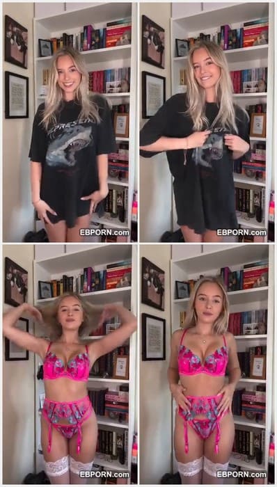 Alexia Woods onlyfans leaked video where blonde posing in sexy lingerie. Amazing boobs and tight pussy in wet panties!