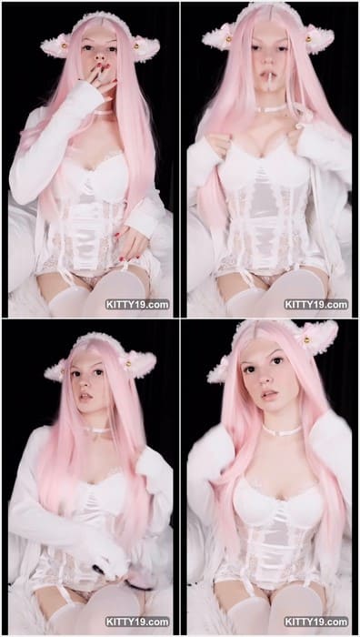 Soly ASMR nude blonde girl posing in sexy white lingerie and need dick inside her pretty and tight pussy! Download it free.