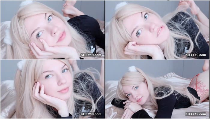 Soly ASMR dildo lover blonde posing in sexy red panties with dirty pussy. She need fucking in pussy everyday! WOW!