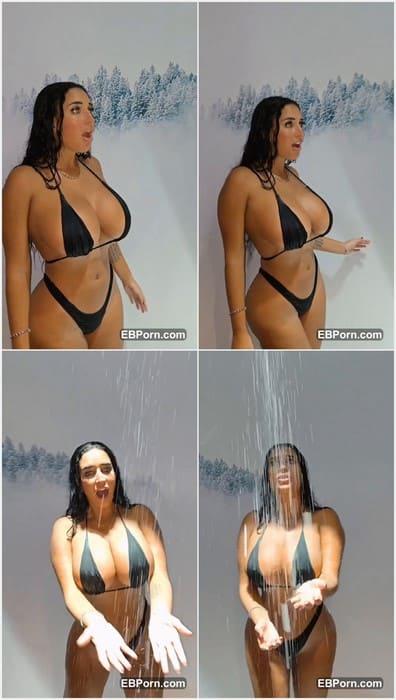 Tania Barbosa xxx girl posing in mini bikini with wet and clean pussy. Download it leaked video and enjoy.