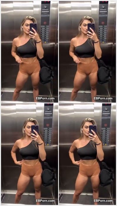 Sarah Caus porn girl and onlyfans model posing without panties in sexy pants. Beauty blonde girl and her pussy waiting your dick.