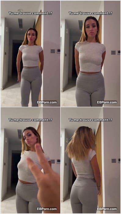 Shellylove naked sexy blonde girl with amazing ass in tight pants. Beauty and sexy girl posing without panties! WOW!