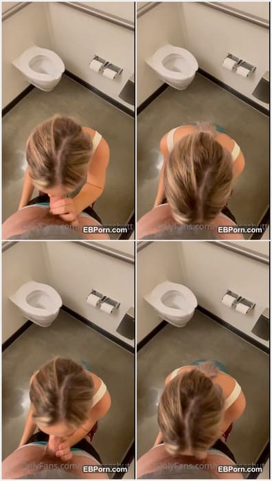 Venessasbutt leaked video with blowjob sextape action. Beauty blonde suck dick her fan in toilet. Amazing rare video for you.