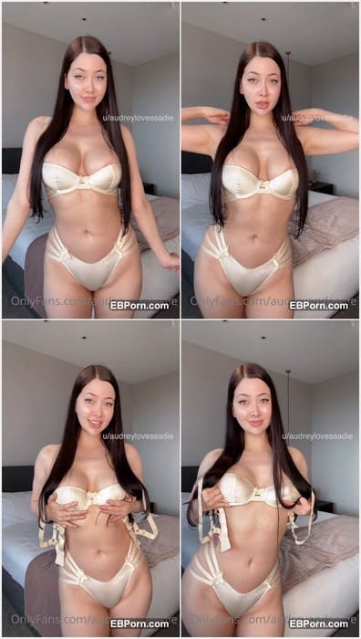 Audrey and Sadie xxx leak video with titty show and pussy touch. Download now and her pussy will be wet after your touching. Amazing.