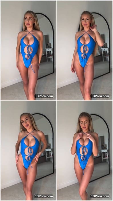 Bonnie Brown sex lover girl in blue bikini posing. Her amazing tits and pussy so hot and wet now! Download now!