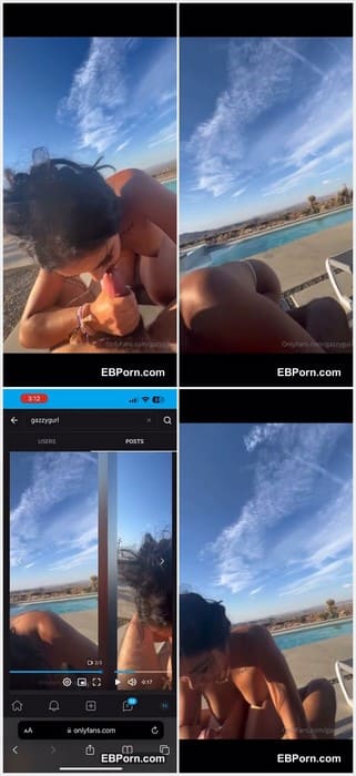 Gazelle Chavez blowjob rare video from her Onlyfans private page. Sexy brunette with amazing lips sucking cock so deep and hard!