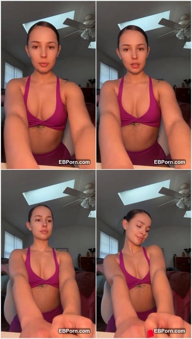 Phoenix Sloan onlyfans girl with amazing natural tits without panties posing. Her tight yoga pants so dirty now.