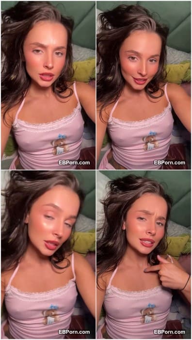 Phe Sloan naked sexy girl without bra showing hot small tits and beauty face. Her mouth ready for fucking right now! Amazing girl.