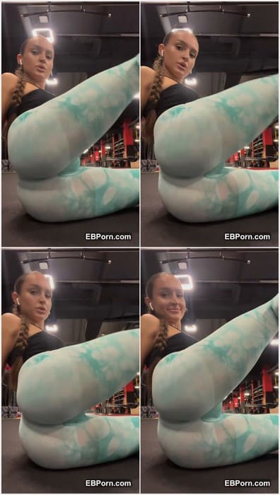 Reby Rose nude pussy in tight yoga pants posing and need dick for sucking in toilet. Sexy slut with amazing face.