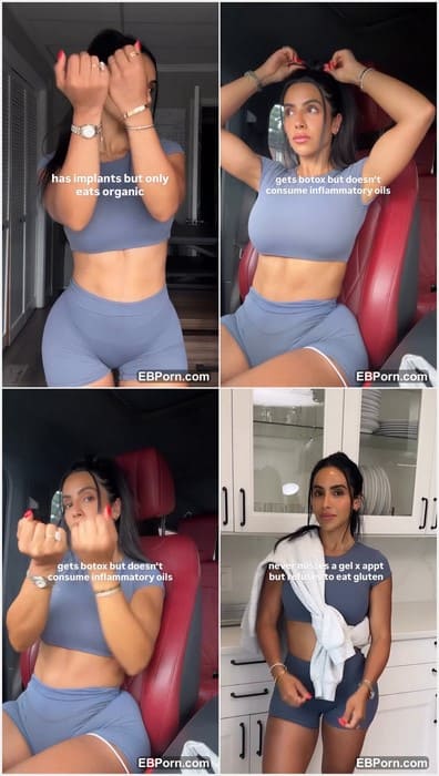 Cecilia Blanco nude sexy babe ridding on car without bra and panties in USA. She is adorable model and sexy girl!