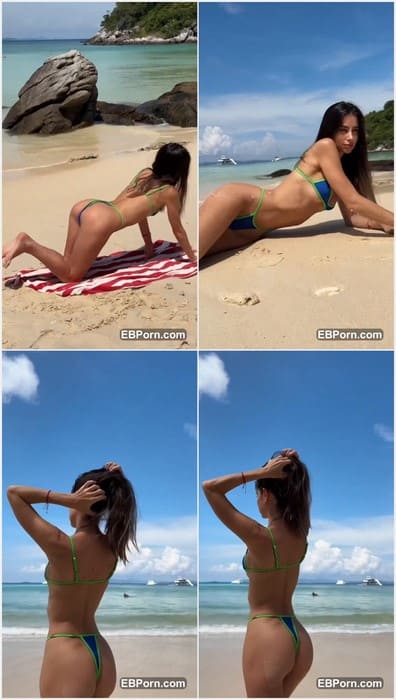 Guadadia naked ass in sexy bikini posing. Her perfect body and fitness ass need ridding on dick and get creampie in ass! WOW!