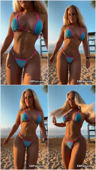 Jolie Becker leak video with bikini show and asshole dirty after anal sex. Enjoy with hot this blonde pornstar and fuck her! Download it!