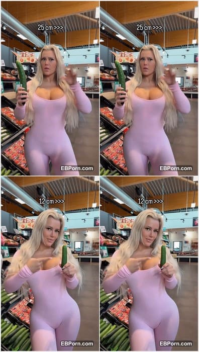 Blondjolie ass in tight dress without panties. Blonde girl with adorable hot body and tits need fuck with dick and cucumber now.