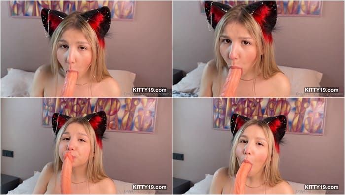 Judy Blooms t-short take off and dildo sucking leaked video. Pretty young model with adorable cute mouth get dildo in her mouth so deep!