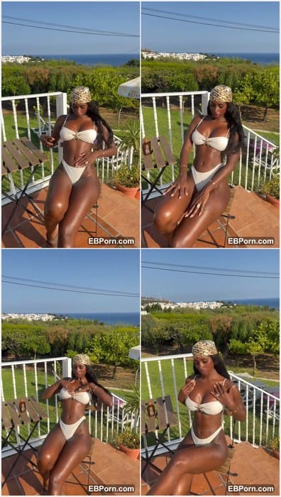 Barbielatina22 onlyfans leak video when she posing in white bikini with dirty pussy. Amazing beauty black slut! Get it now!