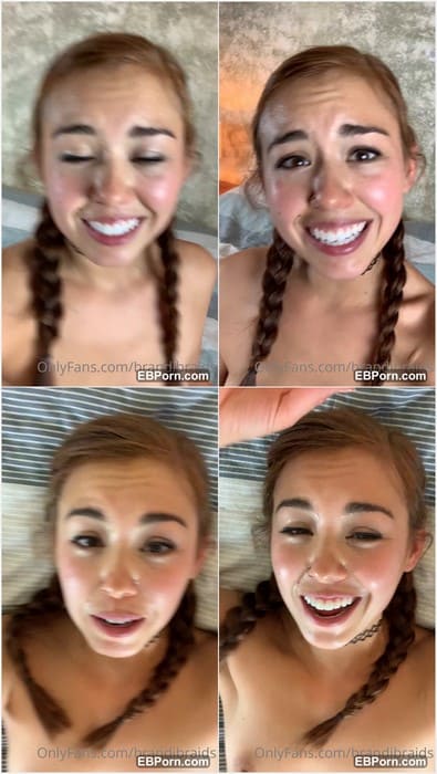 Brandibraids sextape leak video with pussy fucking. Babe was fucked hard in ass and her face very beaty and hot after facial.