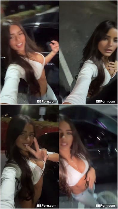 Chulitaaa1 leak video with her sexy tits. Beauty model and Instagram star with hot boobs in white t-short. Get it now buddy!