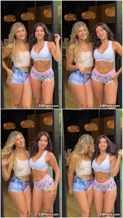 Cocotheyogi onlyfans leaks with her adorable lesbian pornstar and two pussies in tight pants. Two girls, two pussies and amazing boobs on leak.