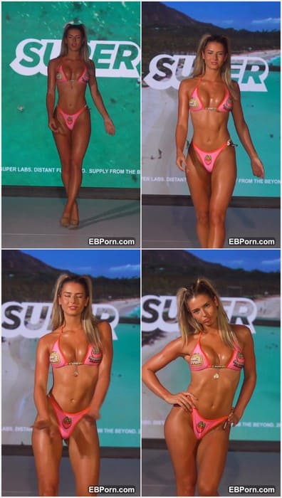 Daniella Lapo xxx leak video with her sexy body in pink lingerie and bikini. Beauty blonde girl need riding on real dick after bikini show!