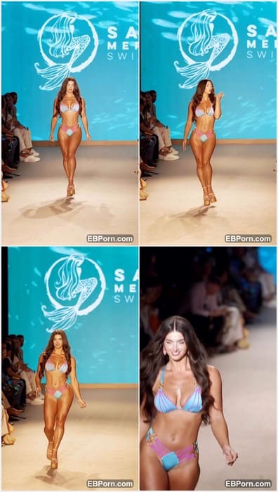 Diana Lapo topless girl show her pretty boobs in new small bikini on bikini show and need anal sex with your dirty cock! Lick her.