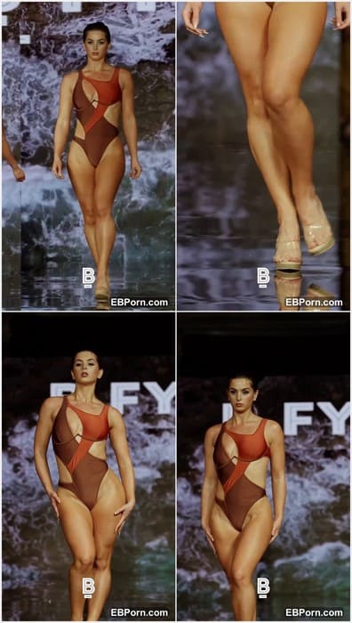 Diana Lapo lingerie and bikini girl walking on podium and showing her amazing hot legs and her dirty cunt in new panties. Enjoy today.