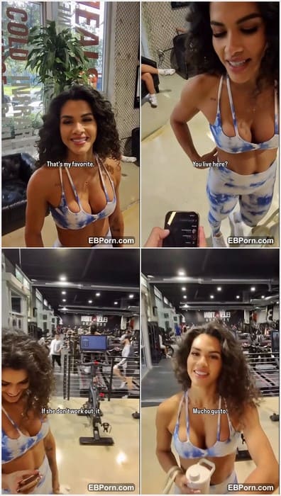 Etila Santiago leaks videos with her adorable boobs in tight bra and pusst without panties. Her fan check her pussy and ass on cam!