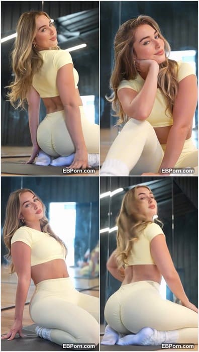 Heloise Hut nude babe with hot boobs and sexy legs in tight panties. Her pussy lips so big and wet now! She is perfect slut model.