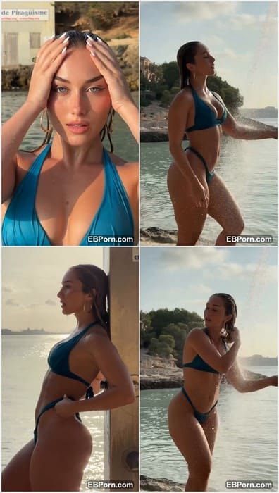 Heloise Hut onlyfans video from private beach. Amazing babe with hot tits and pussy in bikini. Hot model, hot model and better wife.