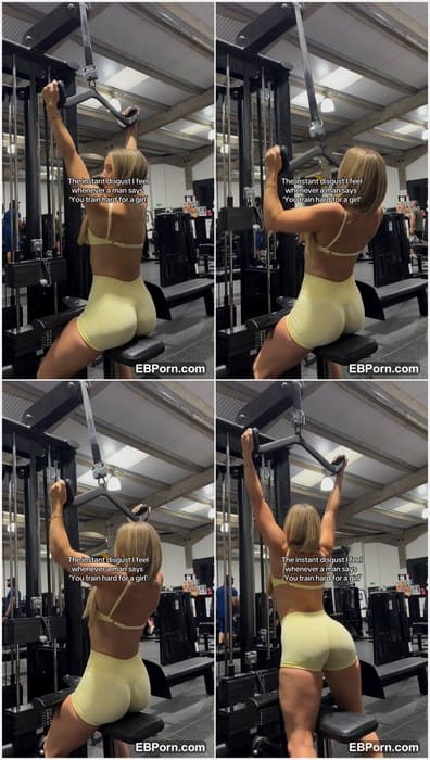 Isabella Fit onlyfans leak video with her sexy ass in tight pants. Beauty model with adorable ass and legs on video from us