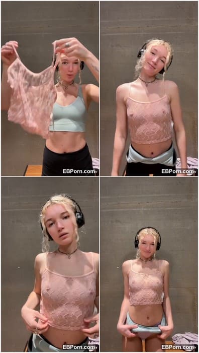 Madi Makoff xxx leak video with her adorable nude boobs in pretty t-short from sexshop. Blonde pornstar ready for sex and cumshot now!