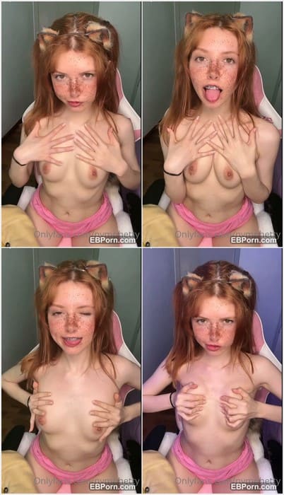 Nymphetty hot redhead cosplay model with adorable hot boobs and pretty mouth. Sexy and hot girl waiting your cumshot inside.