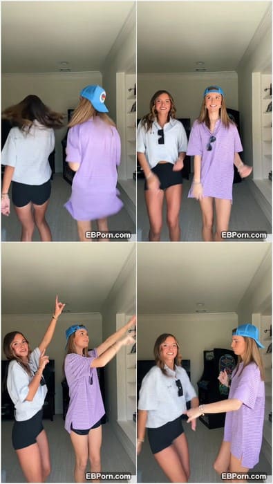 Reese Zilmerrr bikini lover girl dancing with her best friend today. Her friends dancing better but Reese have better body and long legs