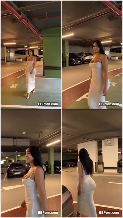 Abiaalb onlyfans leak video with walking in tight dress and in dirty panties. yeah, her pussy wet after dinner
