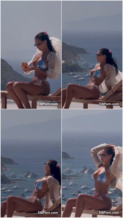 Aetaraa hot brunette babe with awesome tits posing in Greece hotel for her rich sugardaddy. Awesome beauty Aetaraa slut