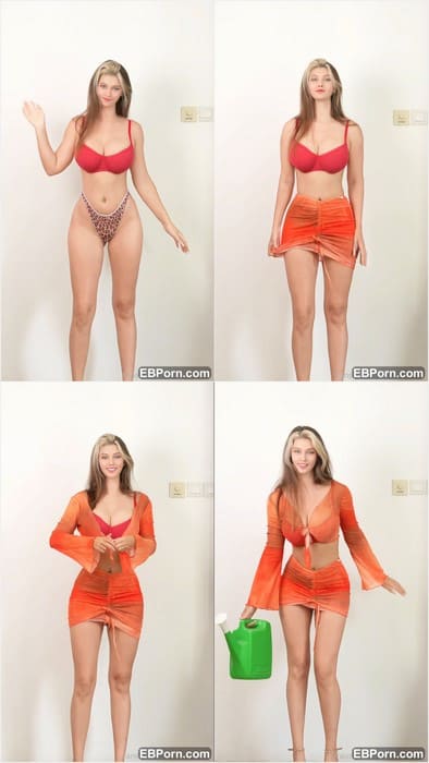 Alena Witch leaks from Onlyfans page with her adorable pussy and big boobs in red bra. Awesome cosplay slut on leaked video
