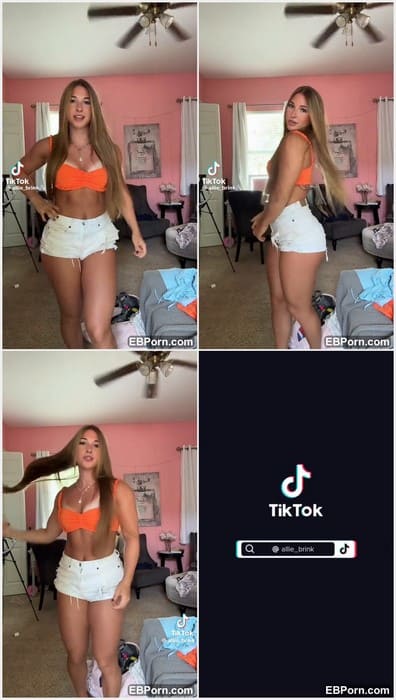 Allie Brink onlyfans leaks with hot booty and pussy in hot white pants. Babe posing in her home and wait boyfriend