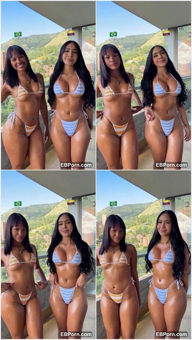 Samie Vera sex with guys and girls lover. Two hot latina girls posing in mini bikini and showing pussies! Download now buddy.