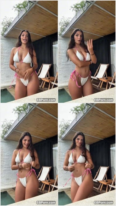 Steisy Malibu bikini show girl in white dirty panties. She wants take off panties and flash her cunt your your. Are you have big cock?
