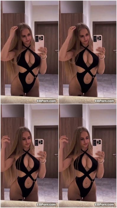 Vika Pervova sex lover and fan girl with hot tits and ass in black bikini. Russian babe not a slut and not escort model. Just sexy!