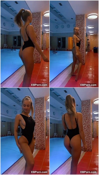 Viktoria Berest leak video with her adorable body in black bikini. Fitness ass and amazing good smell pussy only for you buddy.