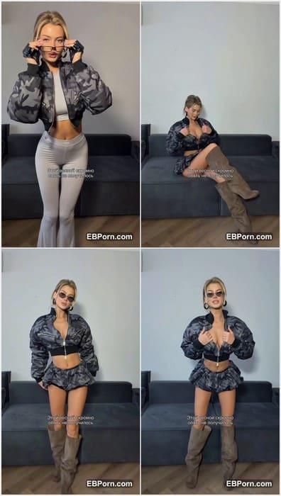 Borommaa nude blonde girl in tight yoga pants and show amazing tits on full leaked video. Really hot and sexy model!