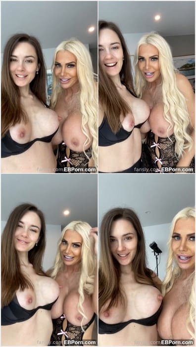 Charlotte Star nude hot girl posing with her blonde milf mommy. Two babes ready for suck your dick so deep and hard!