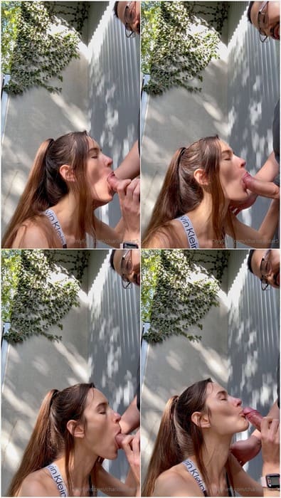 Charlotte Star facial lover girl with cock in mouth. Hot and incredible girl! Download it leaked video now and enjoy buddy