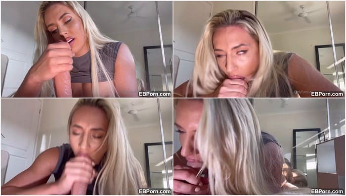 Xxgabbyfit nude blonde with hot mouth get dildo so deep and hard. Hot rubbing herself mouth and get orgasm on leak video