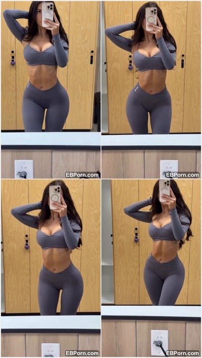 Hayden Pierce hot fitness star and instagram babe posing in very tight pants with hot pussy! Get this video now.