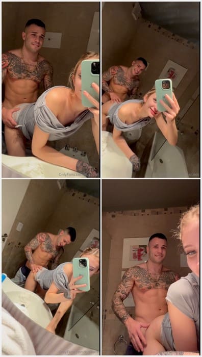 Rusitaok13 sex in back from her iphone was leaked. Sexy blonde with her husband make amazing sextape videos for onlyfans