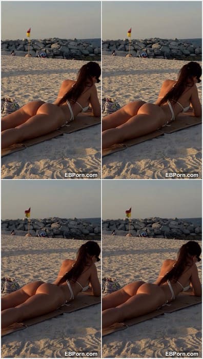 Evgeniya Mosienko leaks videos with hot big ass in small bikini on the Dubai beach. I think this Kite beach and her ass