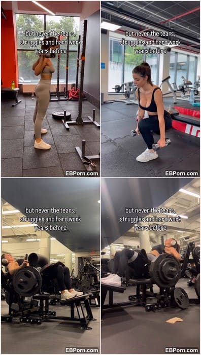 JessWantsMore sextape leak videos and gym time before. Hot slut with awesome sporting body need titty fuck and titty cumshot now