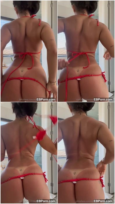 Katya Elise Henry onlyfans model in hot red panties and her brunette asshole ready to fuck! Download now and enjoy. HOT
